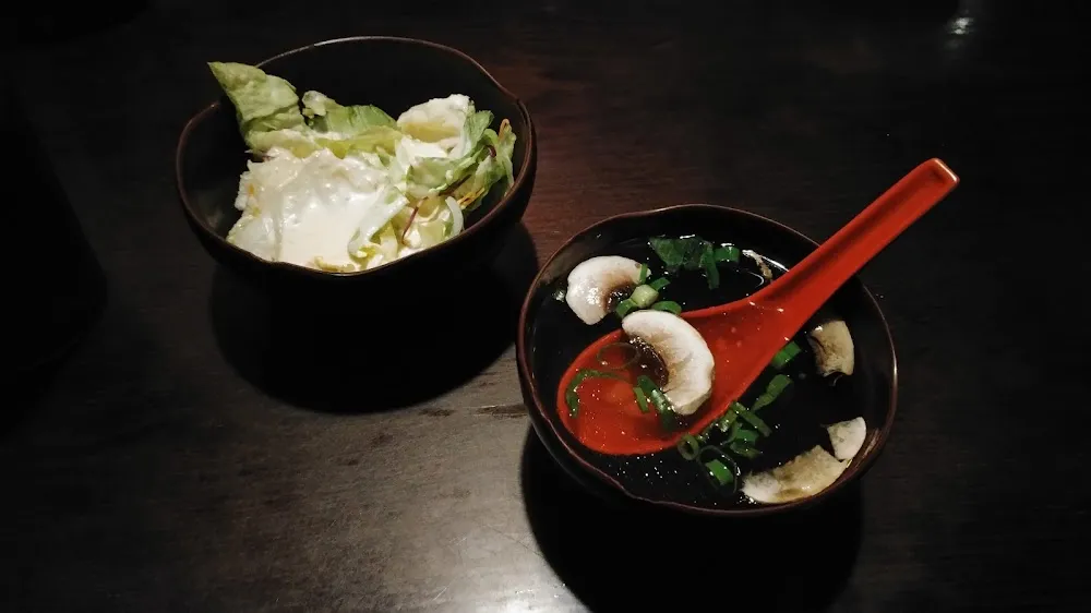 Soup and Salad Comes